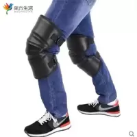 升级版-小号护膝塑料扣 冬季骑摩托车护膝电动车保暖护膝电瓶车男女骑车护具加厚防风防寒
