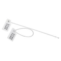 退换凭证 剪断无效 50条 白色 一次性鞋包衣服防伪防盗调包扣标签扎带吊牌防调换标牌塑料封条