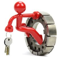 红色强力磁铁 创意爬墙小人磁吸钥匙挂强磁小人多功能小人挂钩强力磁铁收纳