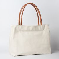 ins风-象牙白(拉链) 常规款(无装饰品) ins帆布包女学生韩版大容量包包女单肩包手提包中年妈咪包购物袋