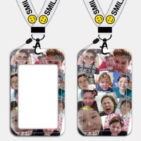 FB[01号图] 单卡套(无挂绳) 校牌卡套学生卡挂绳挂脖滑盖式塑料硬壳胸牌郭老师表情包恶搞同款