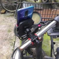 第一代老款车把随机色 电动车手机支架铝合金摩托车导航支架电瓶车载骑手专用外卖手机架