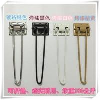 白色烤漆-4支 折叠桌腿桌脚桌架折叠支架茶几脚架折叠金属脚架子电脑桌折叠腿