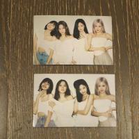 团体两张 BLACKPINK小卡粉墨同款周边卡正规一辑小卡1st full alblum专辑卡