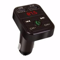 黑色 车载mp3音乐播放器汽车蓝牙接收器点烟器车充电器车用U盘式fm发射