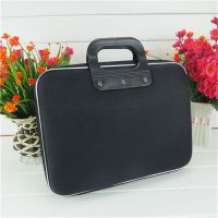 手提黑色牛津布 13英寸 13寸14寸15.6寸联想戴尔牛津布手提电脑包商务保险展业包配肩带