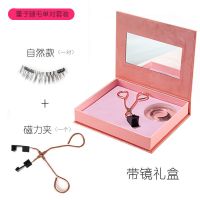 辅助器+自然睫毛一对 假睫毛贴女磁力仿真磁铁磁吸眼睫毛嫁接套装双磁石超软自然款