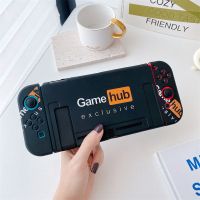 Game hub 任天堂Switch游戏机保护壳彩绘丘比特卡通防摔手柄套可乐雪碧软壳