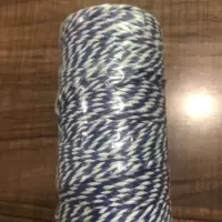 蓝白1.5毫米100米一卷 2mm 绑大闸蟹绳子绑蟹绳青蟹绳大闸蟹包装绳螃蟹绳情趣绳捆蟹绳打包绳
