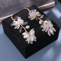 耳环一对(耳钩款) 汉服头饰铃兰发夹百搭简约日常发饰侧边边夹头饰古风少女旗袍配饰