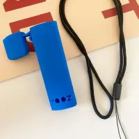 深蓝色_ 柚子mini光面 丫00Z柚子迷你硅胶保护套卡通防摔柚子MINI烟防尘软壳皮套挂绳链