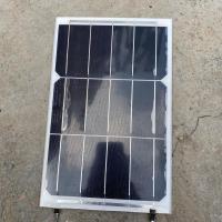 5片 7.5瓦半柔发电板太阳能板,串联给电瓶充电