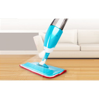 2片布 喷水喷雾平板拖把 懒人地拖加大板墩布旋转拖把地板地砖。