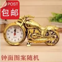 火车头古铜色(无后盖) 迷你上学闹钟创意个性6懒人贪睡克星小巧闹铃风格款式超大好看人