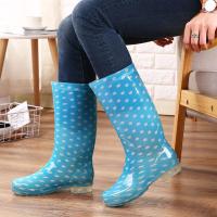 时尚防滑防水雨鞋女中筒牛筋底水鞋女高筒防雨鞋套耐磨水鞋女短筒