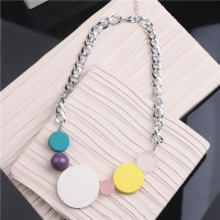 颜色-1 装饰品挂件衣服百搭配饰夸张短款时尚个性毛衣链锁骨链女潮项链