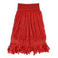 红色布一块 棉线拖把地拖尘推家用保洁吸水省力墩布打蜡拖把夹齿可替换布铝杆