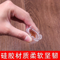 椭圆形桌脚垫双管桌角防滑椅子脚套硅胶桌套桌椅折叠床保护桌脚套