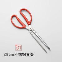 01#29cm不锈钢直头 不锈钢火钳夹家用捡垃圾拾物器环卫工长柄厕所夹子加长碳钳子老式