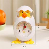 RP001蛋型闹钟/白色 闹钟床头学生可爱卡通时钟蛋型小鸡闹钟起床钟儿童卧室宿舍钟表