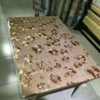 金格菊花 1.0mm厚 定制50*50cm pvc软玻璃桌布防水防烫透明塑料长方形茶几免洗磨砂防油餐桌垫