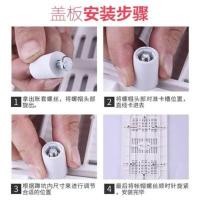 方型A款[称重160-260斤] 配件掉厕所卫浴防滑蹲便器蹲坑盖板盖蹲防鼠便池防盖子盖可调盖板