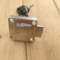 138-22单开 奇朵138抽屉锁抽屉锁家具柜门锁办公桌柜子锁柜台锁加长锁芯通开