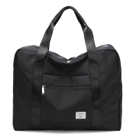 黑色 小 旅行包女大容量行李袋待产包收纳袋短途旅行袋套拉杆箱手提行李包