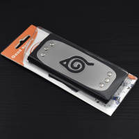 木叶护额 普通版98cm-铁片10cm 火影木叶护额忍者发带头带鸣人忍具卡卡西鼬叛忍 动漫周边cos道具