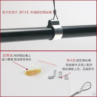 定制长度[都送铝套+黄油] 阳台手摇升降晾衣架钢丝绳室内晾衣杆更换配件304不锈钢316钢丝线