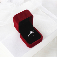 乐怡款单女戒+配 单戒盒一个 仿真婚戒对戒结婚一对婚礼现场用道具情侣戒指男女假钻戒交换仪式