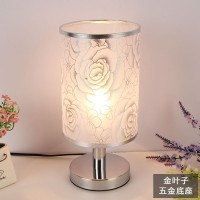 银玫瑰+五金款特价按扣不带灯泡 其他 北欧创意实木卧室床头简约现代创意装饰小夜灯喂奶灯婚庆礼物台灯