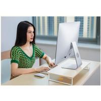 D1显示器增高架[52*26*8cm]--木纹色] 笔记本电脑增高架显示器垫高架子台式机放键盘支架手提底座办公室桌面加高