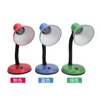 台灯无灯泡（颜色随机） 按钮开关 e27可换灯泡 护眼阅读台灯插电式学生宿舍书桌学习老式床头写字灯