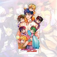 jojo-1 空条承太郎周边动漫大立牌JOJO的奇妙幻想立绘乔鲁诺手办亚克力
