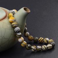 孔雀石-黄黑条纹 DuoVei 黑骑士原创手链ins小众设计 复古个性手链潮男学生手串珠