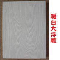 1220*2440*5mm 暖白大浮雕 生态板免漆板5mm厚单面免漆衣柜背板细木工板免漆板材木工家具板
