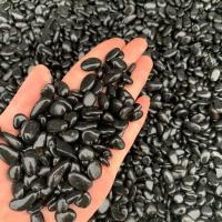 黑色0.6-0.9cm 4斤 鹅卵石黑色雨花石小石子铺路大石头白色鹅软石鹅暖石庭院地园林石