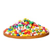 五彩石 小号 300克一袋 园艺装饰雨花石五彩石头彩色小石子室内多肉绿植盆栽花盆鹅卵石