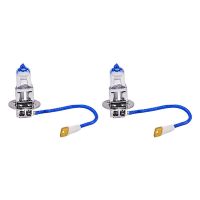 自然光H3 24V 100W 一对 汽车原车前大灯泡12V24V疝气灯H4H7H3H1大灯超亮货车近光灯远光灯