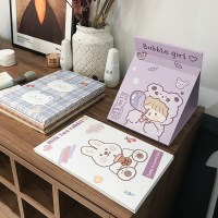 镜子家用小型办公室女学生宿舍折叠桌面可立随身携带梳妆镜ins风