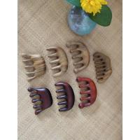 按摩梳微瑕款款式随机 头部经络大齿梳天然黑檀木宽齿梳头皮按摩木梳子防静电女脱发檀香