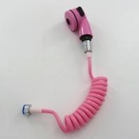 1.5米粉色管+粉色侧开喷头 加长水龙头出水洗头防溅头节水器厨房家用延长花洒喷雾延伸器套装