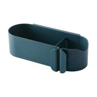 蓝色 家用吹风机置物架 卫生间用品大全电吹风筒 浴室免打孔电吹风架子