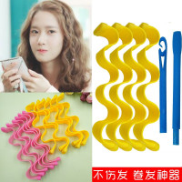 水波纹卷发神器懒人不伤发睡眠短发卷发筒蛋卷塑料空气刘海卷发器
