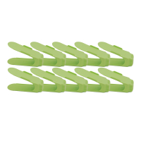 一体式青草绿10只装 收纳鞋架双层鞋托鞋盒一体式家用宿舍神器鞋柜置物架鞋子收纳架