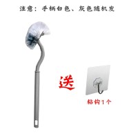 1个装[送挂钩] 日式马桶刷子无死角家用软毛长柄厕所刷卫生间清洁用品清洗马桶刷