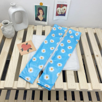 天蓝小雏菊 均码 小雏菊防晒男袖套女紫外线护臂手臂套袖冰丝夏季袖子手套薄款骑行