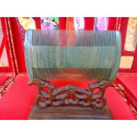 简装 2021檀木篦子常l州梳篦 玉檀香 绿檀木梳子