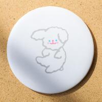 小狗狗镜（单面小圆镜） 插画小镜子女随身携带可爱迷你双面便携化妆镜补妆折叠小号手持镜